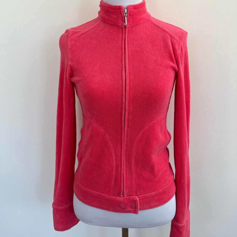 Juicy Couture Hot Pink Zip-up *size Petite*